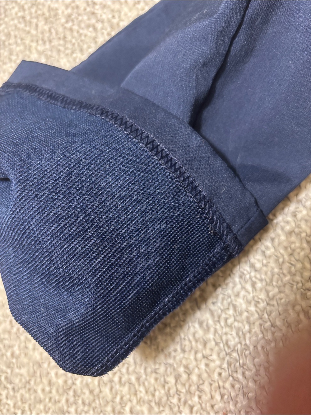 Men's Navy Athletic Qwick Dry Windbreaker Track Pants - Picture 10 of 10